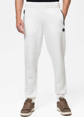 Spodnie sportowe PIT BULL HATTON białe (off white)