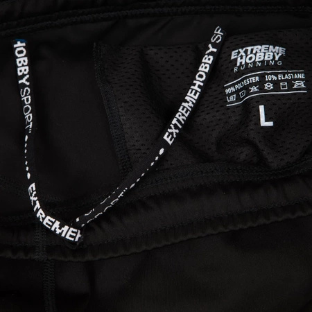Legginsy biegowe męskie EXTREME HOBBY POLSKA PRIME czarny
