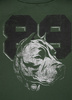 T-shirt PIT BULL DOG 89 grassy green