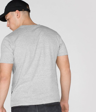 T-shirt ALPHA INDUSTRIES BASIC szary (grey heather) 100501 17