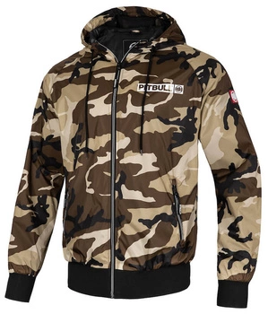 Kurtka PIT BULL ATHLETIC LOGO camo sand