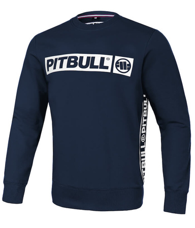 Bluza PIT BULL FRENCH TERRY ALBION granatowa prosta