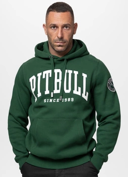 Bluza PIT BULL NORTON hunter green kaptur