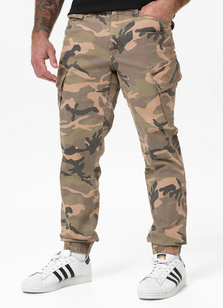 Spodnie joggery bojówki PIT BULL SCOTT camo