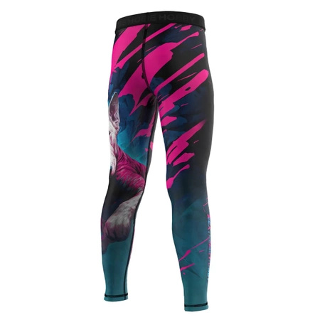 Legginsy kids  EXTREME HOBBY VIVID BULTERIER różowy