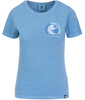 T-shirt damski PIT BULL Denim Washed PLANET SURF WMN błękitny