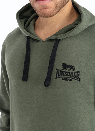 Bluza LONSDALE MAYWICK oliwkowa kaptur