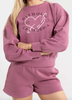 Damska bluza PIT BULL MANZANITA HEART WMN pink prosta