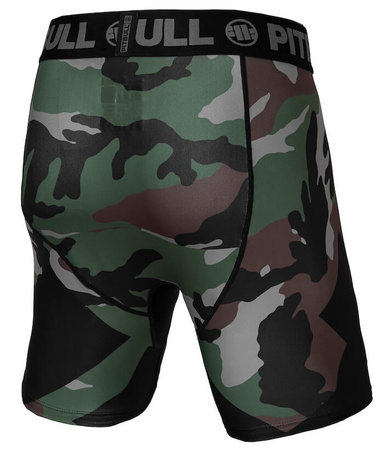 Spodenki PIT BULL COMPRESSION CROSS CAMO woodland camo