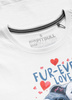 T-shirt damski PIT BULL  FUR EVER LOVE WMN biały