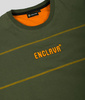 T-shirt ENCLAVA BLOCK STRIPE 3D oliwkowy