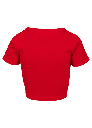 T-shirt damski PIT BULL Rib CROPPED WMN czerwony