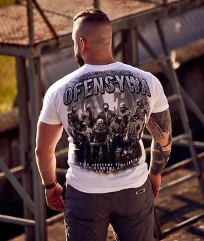 T-shirt OFENSYWA DZIŚ JESTEŚMY TYMI LUDŹMI biały