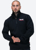 Bluza LONSDALE GRYFFIDAM czarna half zip