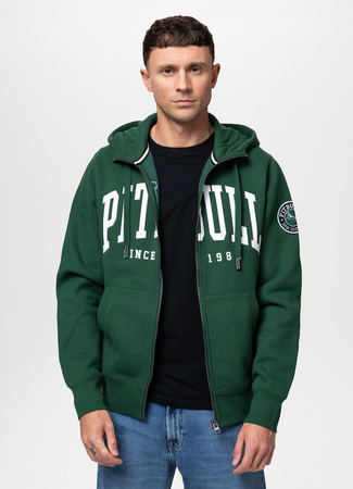 Bluza PIT BULL NORTON hunter green rozpinana