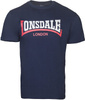 T-shirt LONSDALE TWO TONE granatowy