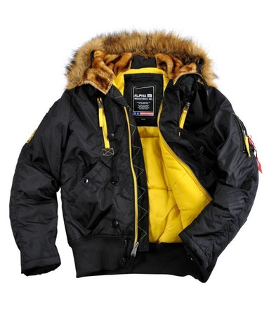 Kurtka ALPHA INDUSTRIES PPS N2B czarna 133147 03