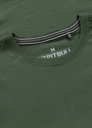 T-shirt PIT BULL SHOT FOR SHOT sage green