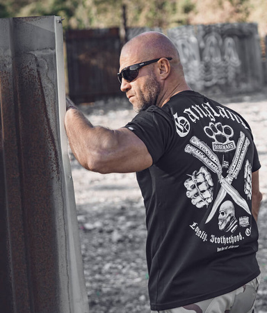 T-shirt DOBERMANS ONE CREW GANGLAND TS384 czarny