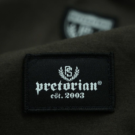 T-shirt PRETORIAN MILITARY LOGO brązowy