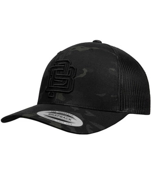 Czapka PIT BULL SNAPBACK TRUCKER HARDING all black camo