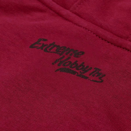 Bluza EXTREME HOBBY WHEEL kaptur bordowa