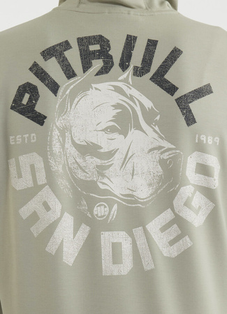 Bluza PIT BULL Tricot Terry DOG SD dusty salvia kaptur