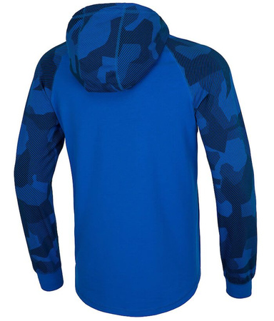 Longsleeve PIT BULL HILLTOP spandex z kapturem royal blue dillard