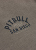 T-shirt PIT BULL Denim Washed RAW EDGE PACIFIC taupe