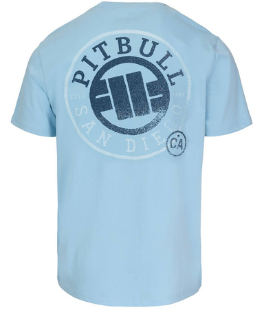 T-shirt PIT BULL SD STAMP light blue