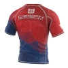 Short sleeve rashguard EXTREME HOBBY CZESKI LEW czerwony