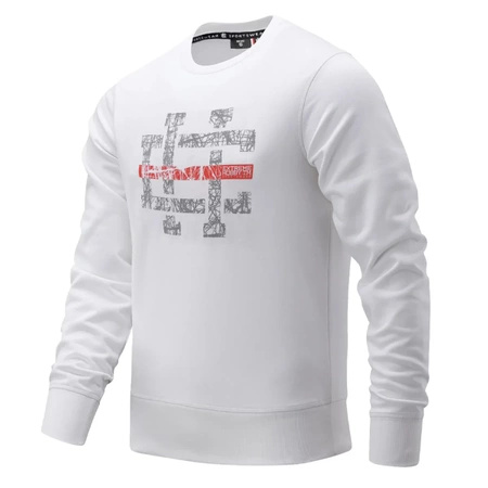 Bluza EXTREME HOBBY HASHTAG 23 prosta biała