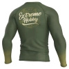 Longsleeve rashguard EXTREME HOBBY BADGE khaki