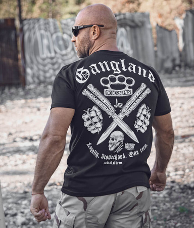 T-shirt DOBERMANS ONE CREW GANGLAND TS384 czarny