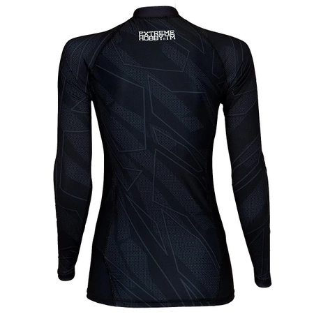 Longsleeve rashguard damski  EXTREME HOBBY SHADOW czarny