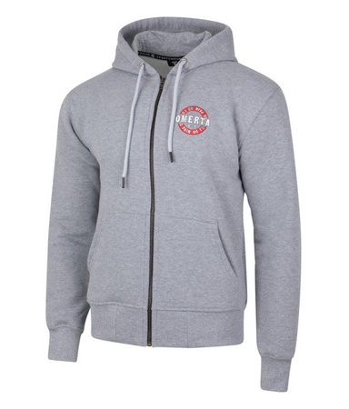 Bluza EXTREME HOBBY NO PAIN NO FUN jasnoszara rozpinana