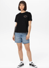 T-shirt damski PIT BULL Oversize HEART czarny