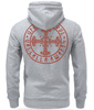 Bluza DOBERMANS THORS CROSS BK386 kaptur szara