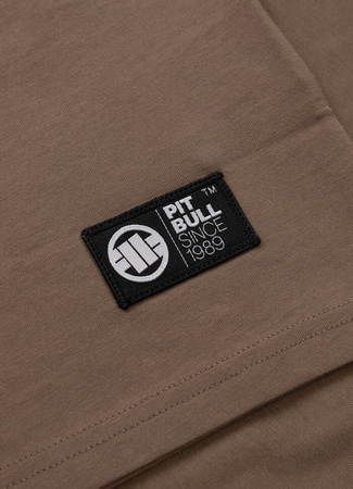 T-shirt PIT BULL TROUBLEMAKER dark brown
