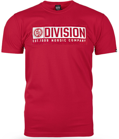 -shirt DOBERMANS DIVISION PATCH TS392 czerwony
