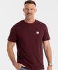 T-shirt PIT BULL SMALL LOGO 25 ciemnobordowy (dark burgundy)