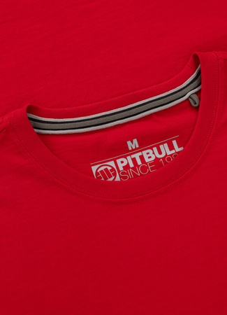 T-shirt PIT BULL SMALL LOGO 25 czerwony 