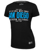 T-shirt damski PIT BULL SAN DIEGO 2 WMN czarny