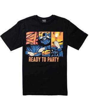 T-shirt USWEAR READY TO PARTY czarna