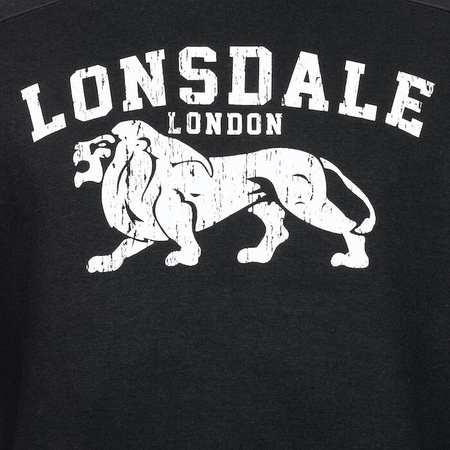 Bluza LONSDALE KERSBROOK czarna prosta