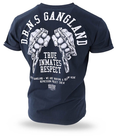 T-shirt DOBERMANS GANGLAND TS254 granatowy