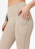 Damskie leginsy sportowe PIT BULL AVENIDA cappucino