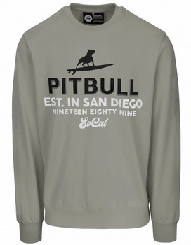 Bluza PIT BULL Tricot Terry SURFING DOG dusty salvia prosta