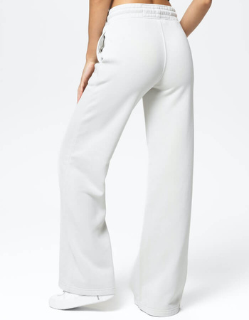 Damskie spodnie PIT BULL Washed LOVIA WIDE LEG WMN white stone