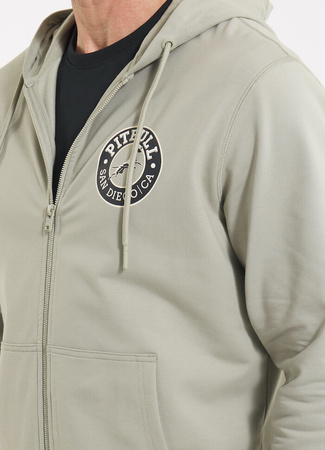 Bluza PIT BULL Tricot Terry SAN DIEGO CA dusty salvia rozpinana